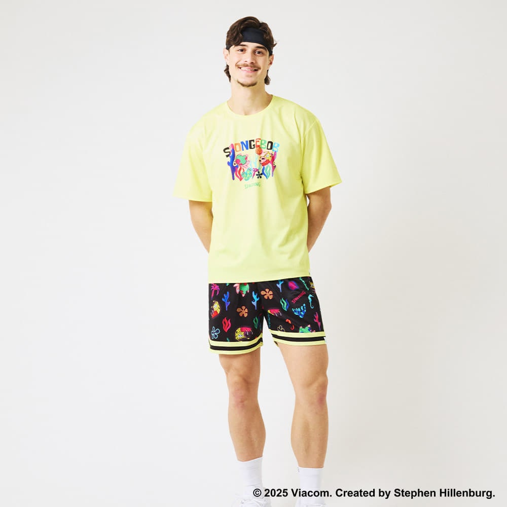 ジャージーショーツ スポンジボブ アンダーザシー SMP25152S【3カラー展開】