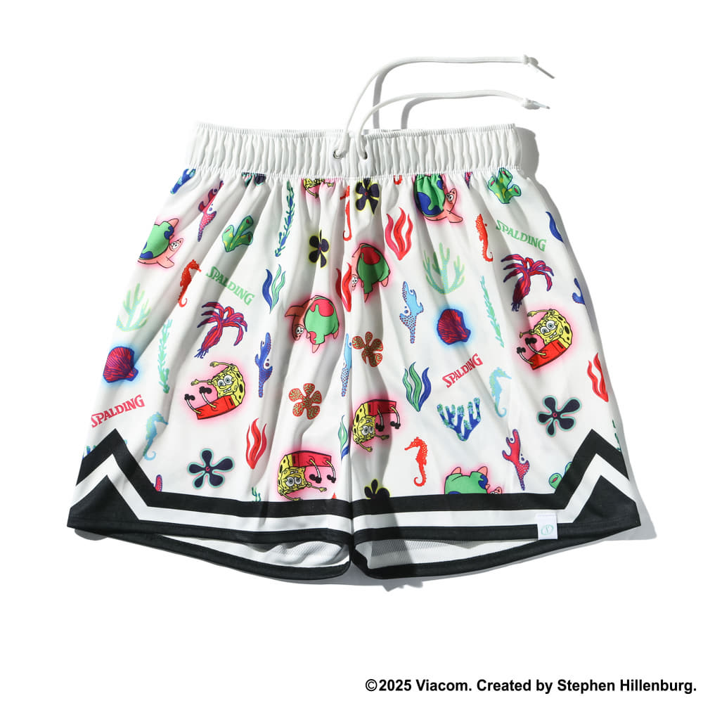 ジャージーショーツ スポンジボブ アンダーザシー SMP25152S【3カラー展開】