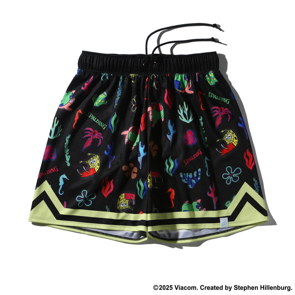 ジャージーショーツ スポンジボブ アンダーザシー SMP25152S【3カラー展開】