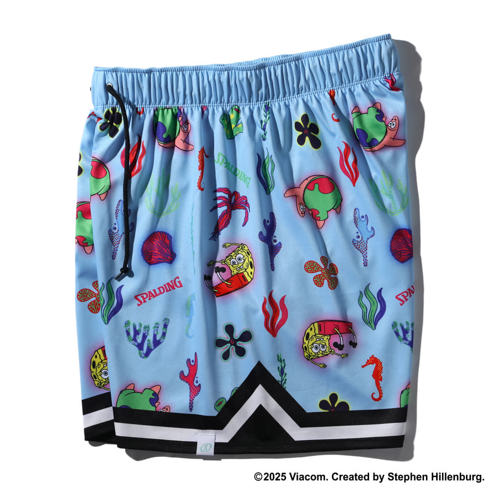 ジャージーショーツ スポンジボブ アンダーザシー SMP25152S【3カラー展開】