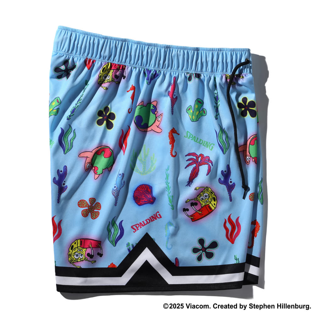 ジャージーショーツ スポンジボブ アンダーザシー SMP25152S【3カラー展開】