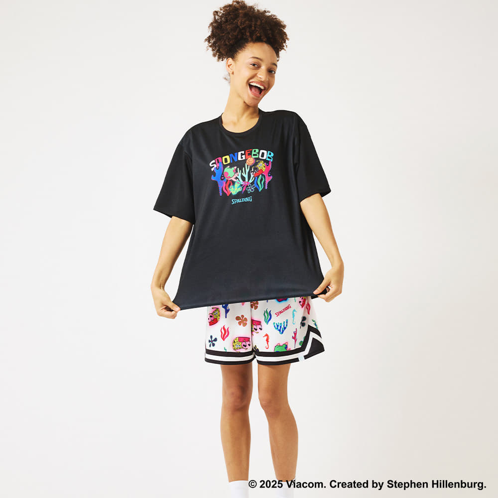 ジャージーショーツ スポンジボブ アンダーザシー SMP25152S【3カラー展開】