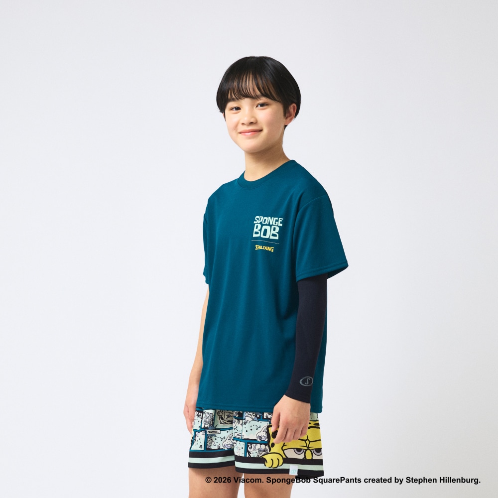 ジュニア Tシャツ スポンジ・ボブ カートゥーン SJT26044S【3カラー展開】
