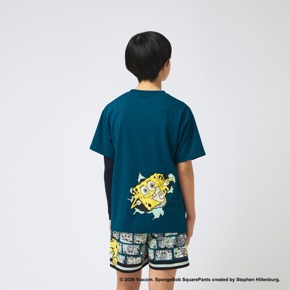 ジュニア Tシャツ スポンジ・ボブ カートゥーン SJT26044S【3カラー展開】