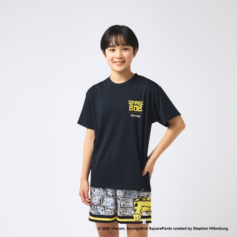 ジュニア Tシャツ スポンジ・ボブ カートゥーン SJT26044S【3カラー展開】