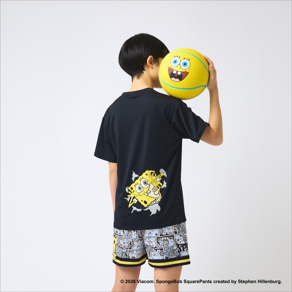 ジュニア Tシャツ スポンジ・ボブ カートゥーン SJT26044S【3カラー