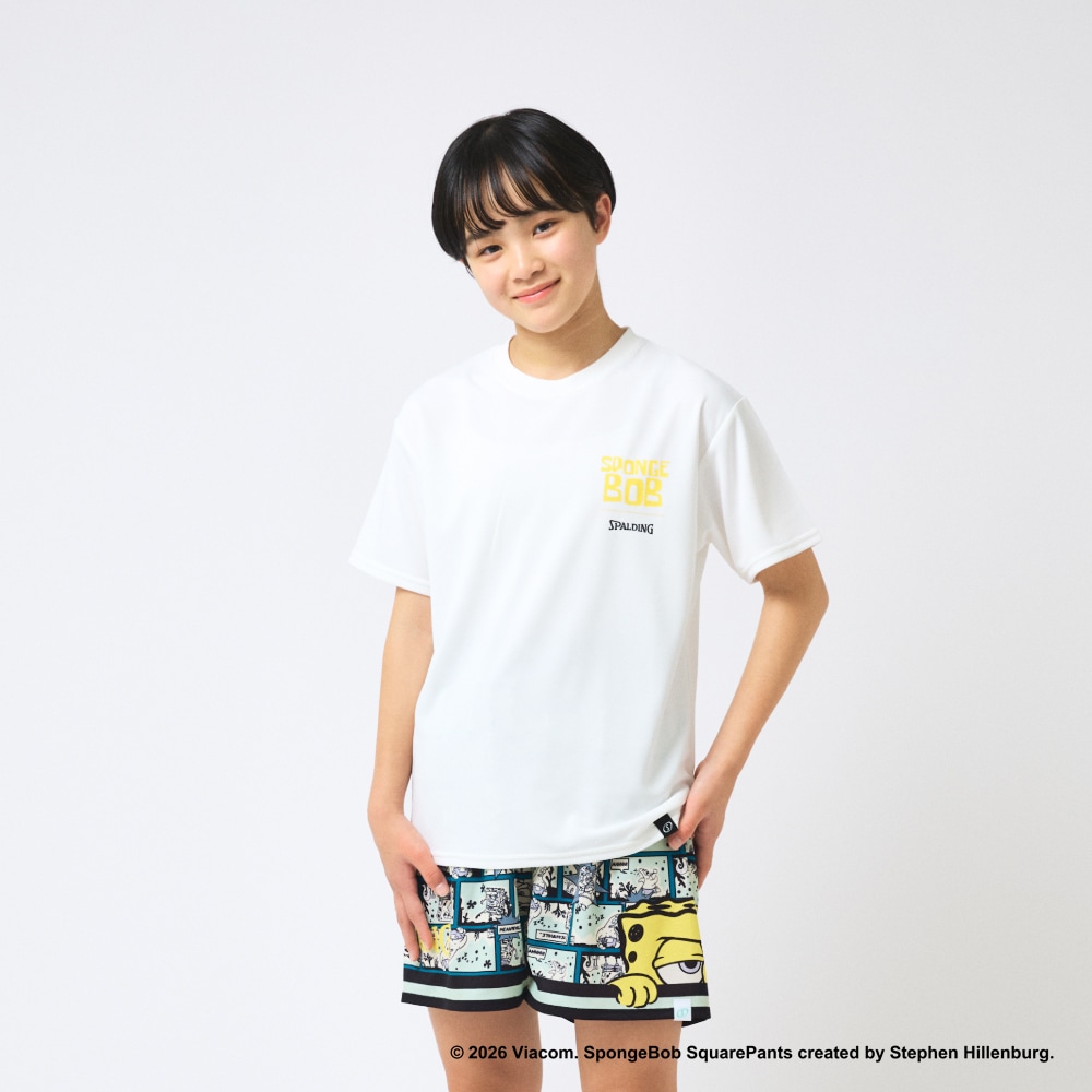 ジュニア Tシャツ スポンジ・ボブ カートゥーン SJT26044S【3カラー展開】