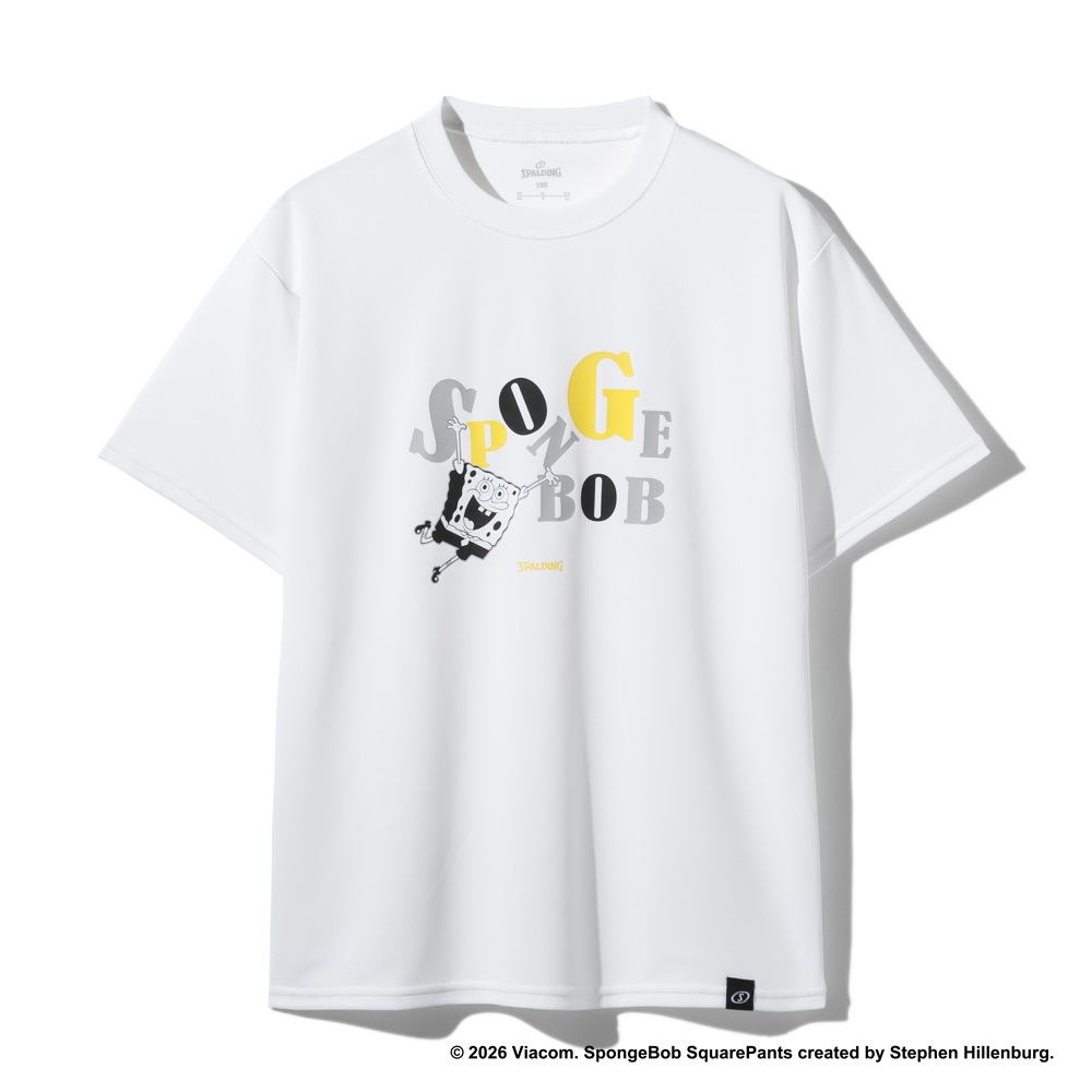 再入荷】ジュニア Tシャツ スポンジ・ボブ タイポグラフィ SJT26046S