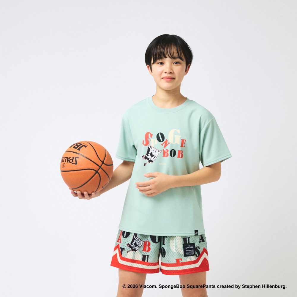 ジュニア Tシャツ スポンジ･ボブ タイポグラフィ SJT26046S【3カラー展開】