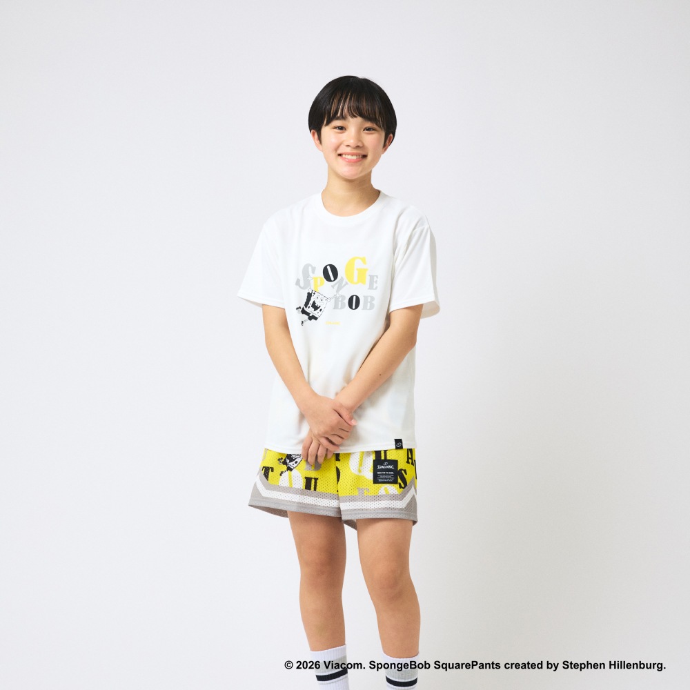 ジュニア Tシャツ スポンジ･ボブ タイポグラフィ SJT26046S【3カラー展開】