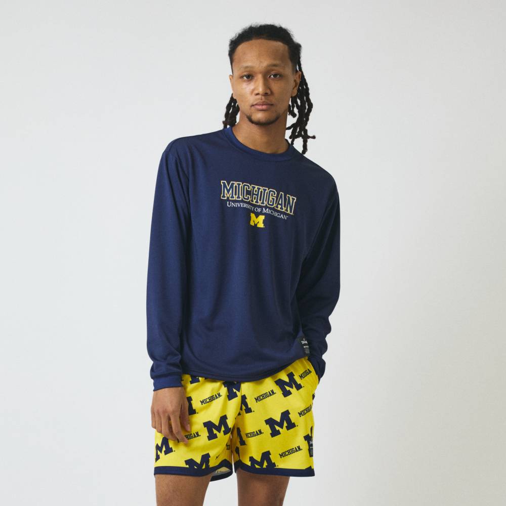 ロングスリーブTシャツ ユニバーシティ オブ ミシガン SMT26137M【3カラー展開】