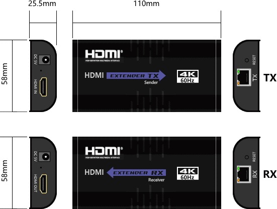 HDMI ˥Ĺ/ʬ۴ CAS-403 Υ̵ 4K