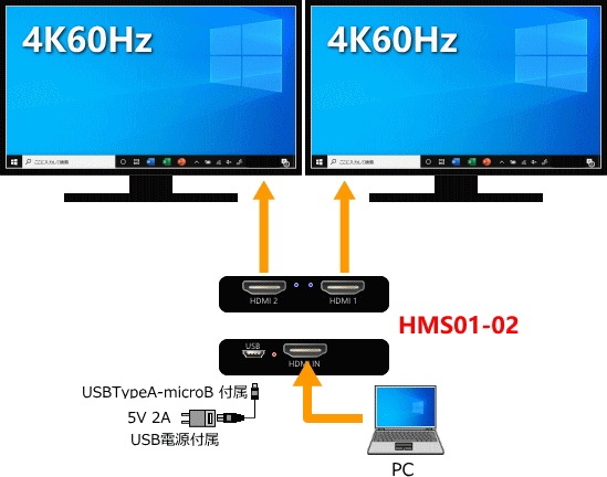 HDMIʬ�۴� 1����2���� ��Ĺ�б� HMS01-02