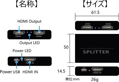 HDMIʬ�۴� 1����2���� ��Ĺ�б� HMS01-02