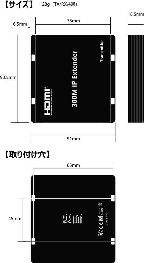 HDMI ˥Ĺ LP3080 400m Cat-6