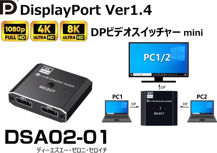 DP˥ش 2:1 DSA02-01 8Kб