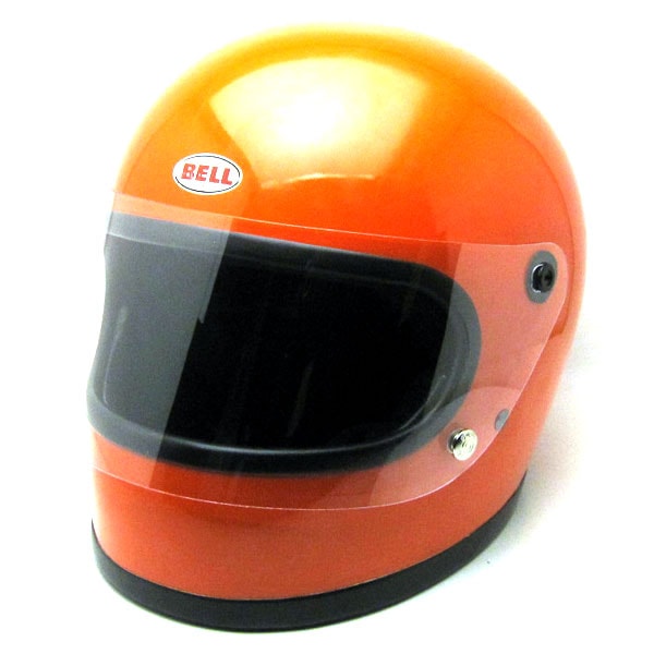 フルフェイスヘルメット ヘルメット 族ヘル ビンテージフルフェイス オレンジ フルフェイスヘルメット バイクヘルメット オレンジ