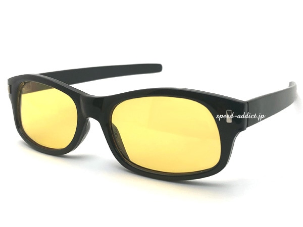 STRAIGHT TEMPLE BIKER SHADEʥȥ졼ȥƥץХɡBLACK  LIGHT YELLOW
