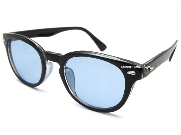 OLD BOSTON SUNGLASS�ʥ�����ɥܥ��ȥ󥵥󥰥饹��BLACK �� LIGHT BLUE