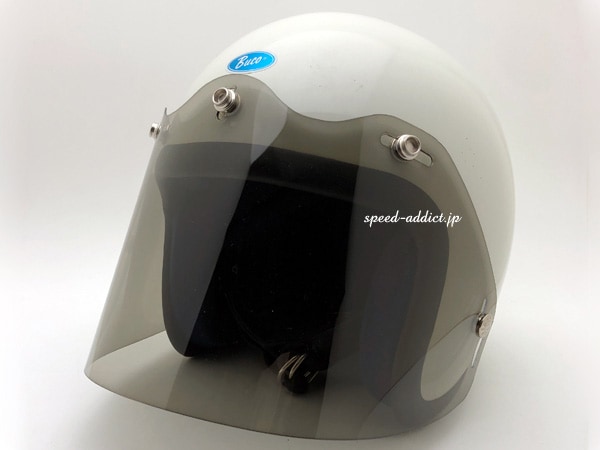 BOB HEATH VISORS FLAT SHIELD�ʥܥ֥ҡ����Х������ե�åȥ�����ɡ�SMOKE