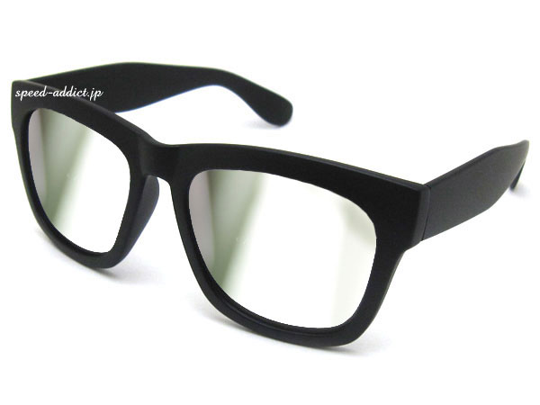 HARD CORE WELLINGTON SUNGLASS�ʥϡ��ɥ����������ȥ󥵥󥰥饹�˱�ä�BLACK �� MIRROR
