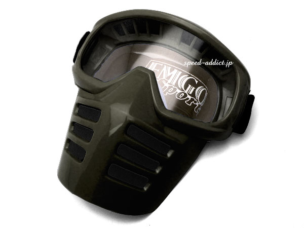 Dead Stock ���� EMGO FACE MASK GOGGLE�ʥ��ॴ�ե������ޥ������������BLACK