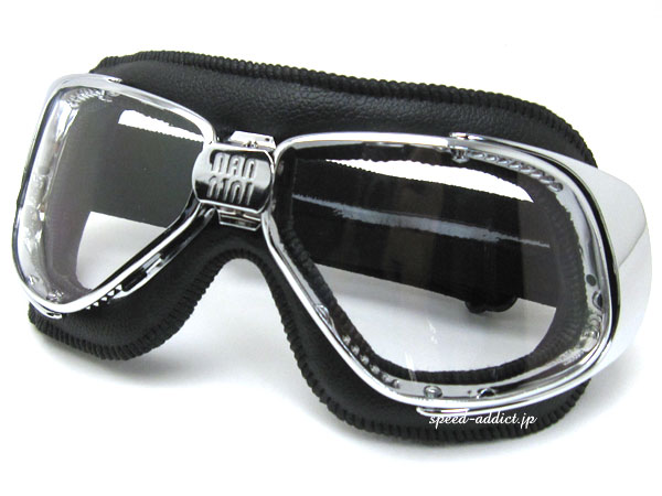 nannini Rider GOGGLE�ʥʥ�ˡ��˥饤�������������BLACK/CHROME �� ANTI FOG CLEAR