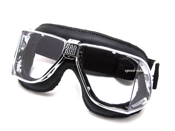 nannini Custom GOGGLE�ʥʥ�ˡ��˥������ॴ�������BLACK/CHROME �� ANTI FOG CLEAR
