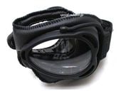 nannini Streetfighter GOGGLE�ʥʥ�ˡ��˥��ȥ꡼�ȥե����������������BLACK/BLACK �� ANTI FOG CLEAR