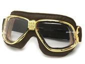 nannini Cruiser GOGGLE�ʥʥ�ˡ��˥��롼������������ ��BROWN/GOLD �� ANTI FOG CLEAR