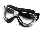 nannini TT GOGGLE�ʥʥ�ˡ���TT���������BLACK/CHROME �� ANTI FOG CLEAR
