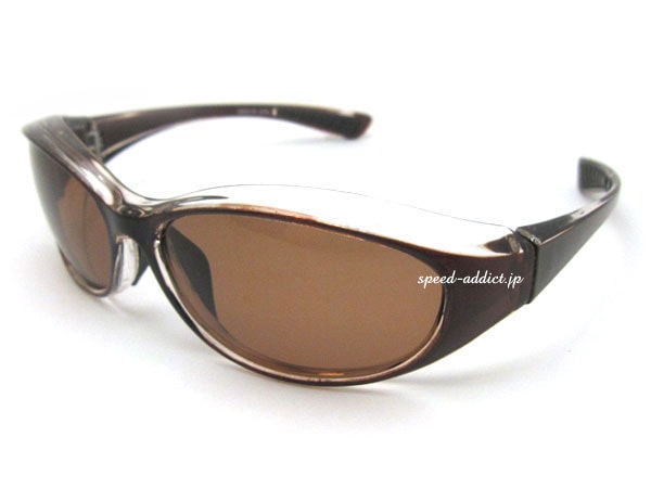 PORALIZED BIKER SHADE WIND GUARD���и��Х������������ɥ�����ɥ����ɡ�BROWN/CLEAR �� �и�BROWN