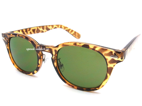 50's STYLE OLD BOSTON SUNGLASS��50s�������륪����ɥܥ��ȥ󥵥󥰥饹�ˤ٤ù� �� DARK GREEN