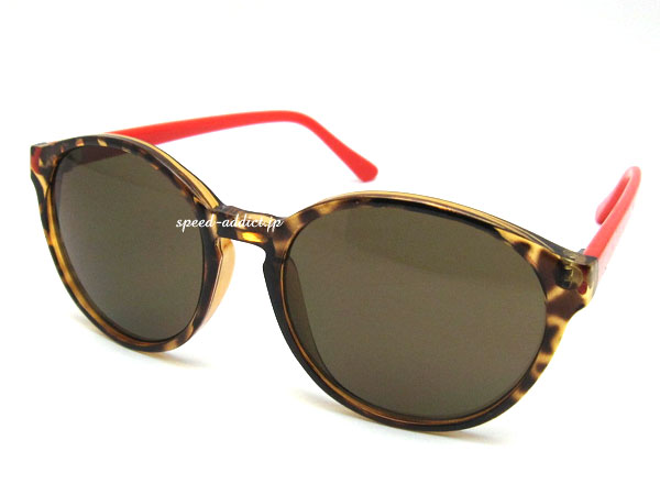 POP BOSTON SUNGLASS�ʥݥåץܥ��ȥ󥵥󥰥饹�ˤ٤ù�/RED �� BROWN