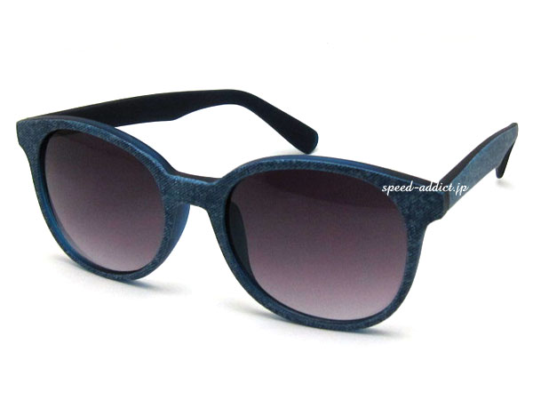 DENIM WELLINGTON SUNGLASS�ʥǥ˥०�����ȥ󥵥󥰥饹��BLUE DENIM �� SMOKE HALF