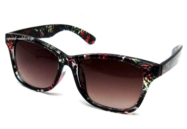 �� WELLINGTON SUNGLASS�����������ȥ󥵥󥰥饹��BLACK�� �� BROWN HALF