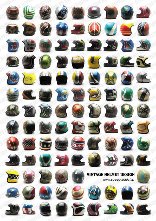 VINTAGE HELMET POSTERʥӥơإåȥݥ