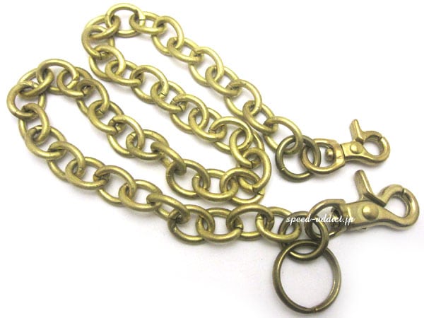 ̵ʪDOUBLE CLIP WALLET CHAIN BRASS֥饹̵Υ֥륯åץåȥƦ
