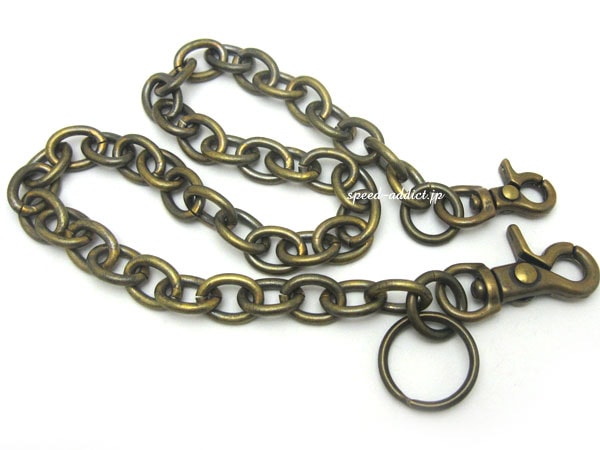 ̵ʪDOUBLE CLIP WALLET CHAIN BRASS֥饹̵Υ֥륯åץåȥƦž夲