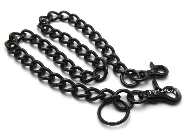 ̵ʪDOUBLE CLIP WALLET CHAIN ʿBRASS֥饹̵Υ֥륯åץåȥ󥭥إ˥ä BLACK