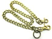 ���̵������ʪ��DOUBLE CLIP WALLET CHAIN ��ʿ ���å��̡�BRASS�֥饹̵������Υ��֥륯��åץ�����åȥ������󥭥إ����å��̡�