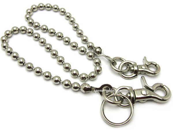 ���̵������ʪ��DOUBLE CLIP WALLET CHAIN BALL��BRASS�֥饹̵������Υ��֥륯��åץ�����åȥ�������ܡ���˥˥å��륷��С���ͭ��