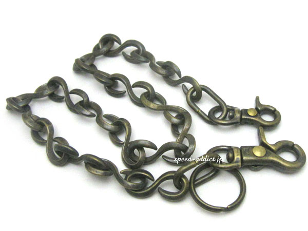 ���̵������ʪ��DOUBLE CLIP WALLET CHAIN S�����BRASS�֥饹̵������Υ��֥륯��åץ�����åȥ�������S�������ž夲