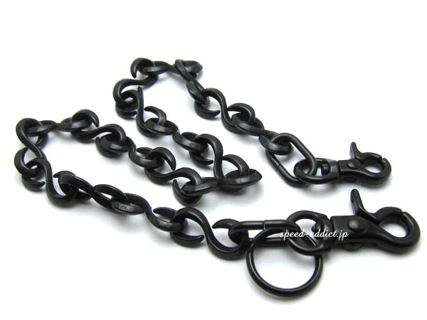̵ʪDOUBLE CLIP WALLET CHAIN SBRASS֥饹̵Υ֥륯åץåȥS˥ä BLACK