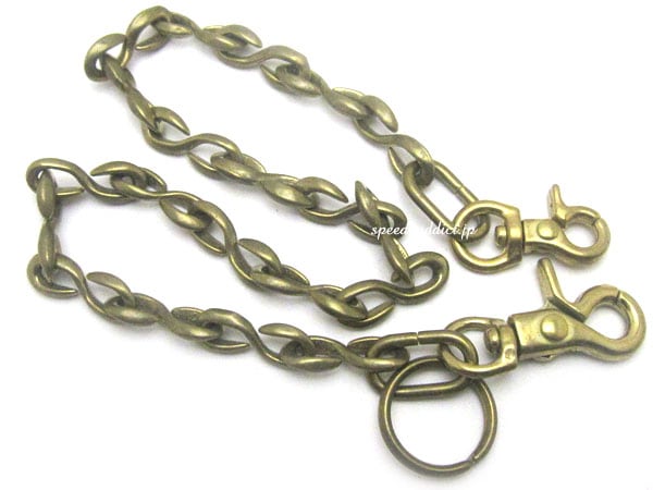 ̵ʪDOUBLE CLIP WALLET CHAIN SBRASS֥饹̵Υ֥륯åץåȥS