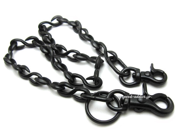 ̵ʪDOUBLE CLIP WALLET CHAIN SBRASS֥饹̵Υ֥륯åץåȥS˥ä BLACK