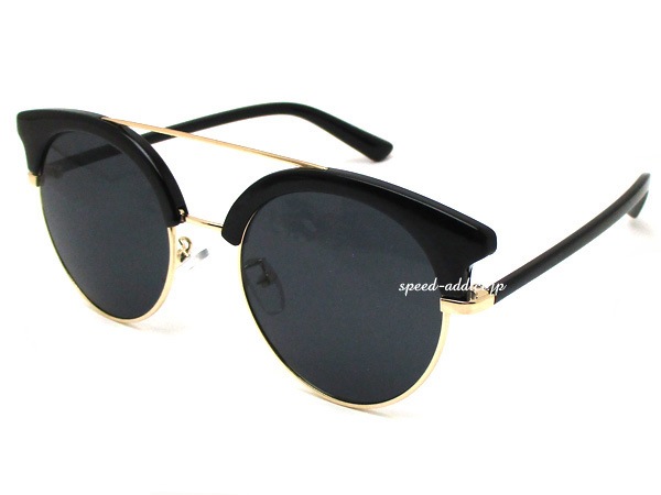 W BRIDGE SIRMONT BROW GLASS�ʥ��֥�֥�å��������ȥ֥������饹��BLACK/GOLD �� SMOKE 