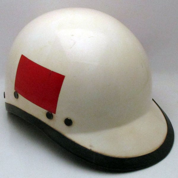 60's �Ҥ����� McHal POLICE HELMET WHITE 59cm