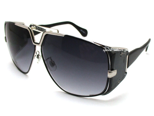 80's STYLE 4眼 SUNGLASS（80sスタイル4眼サングラス）BLACK/SILVER