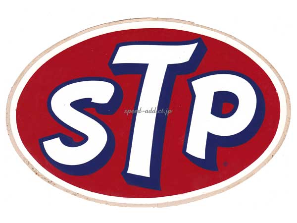 70's VINTAGE STP Sticker��70s�ӥ�ơ���STP���ƥå����� 135mm��200mm